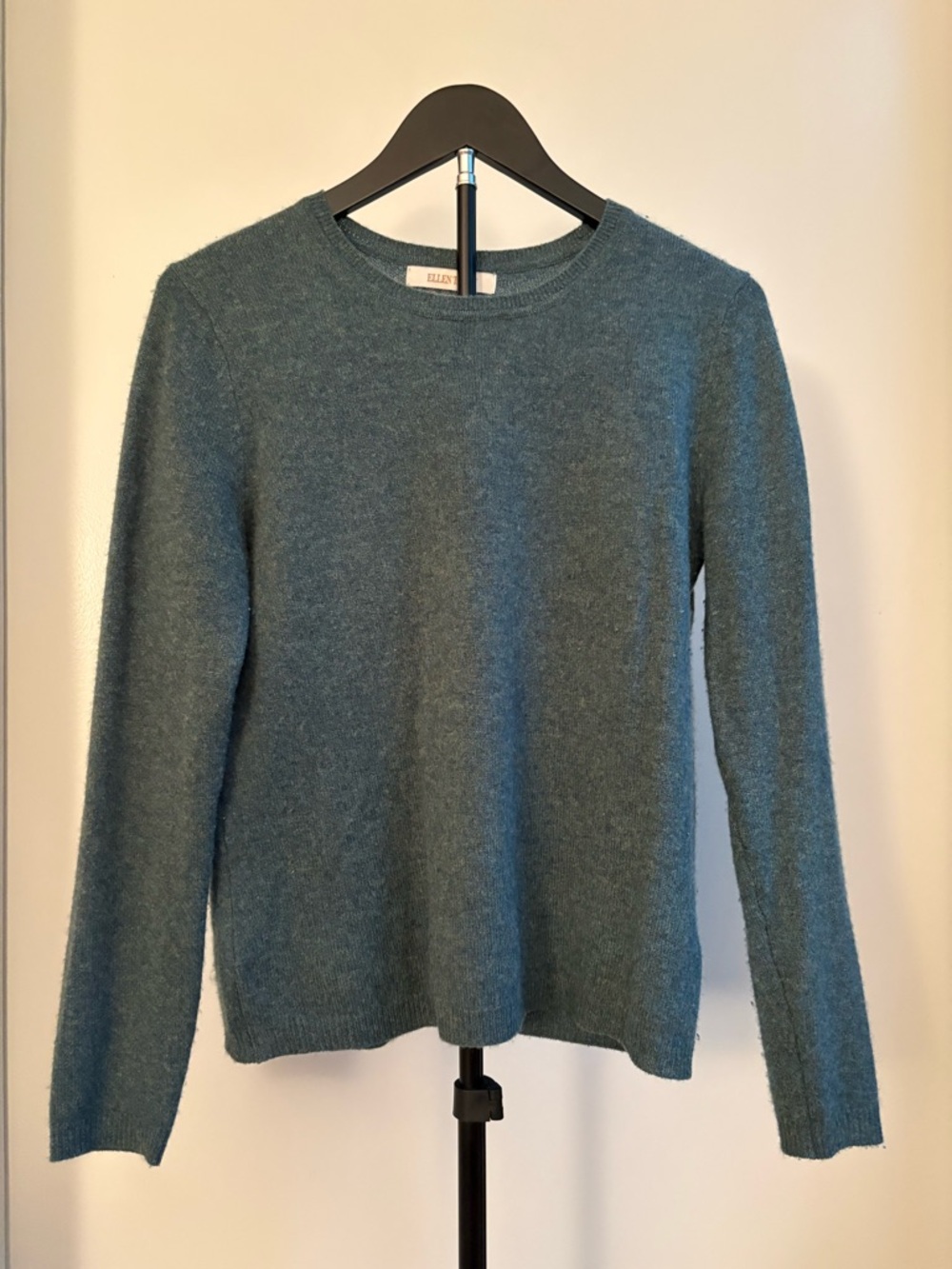 Ellen Tracy Women's Cashmere Crewneck Sweater in Teal
